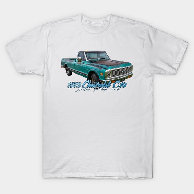 1970 Chevrolet C10 Deluxe Pickup Truck T-Shirt by Gestalt Imagery